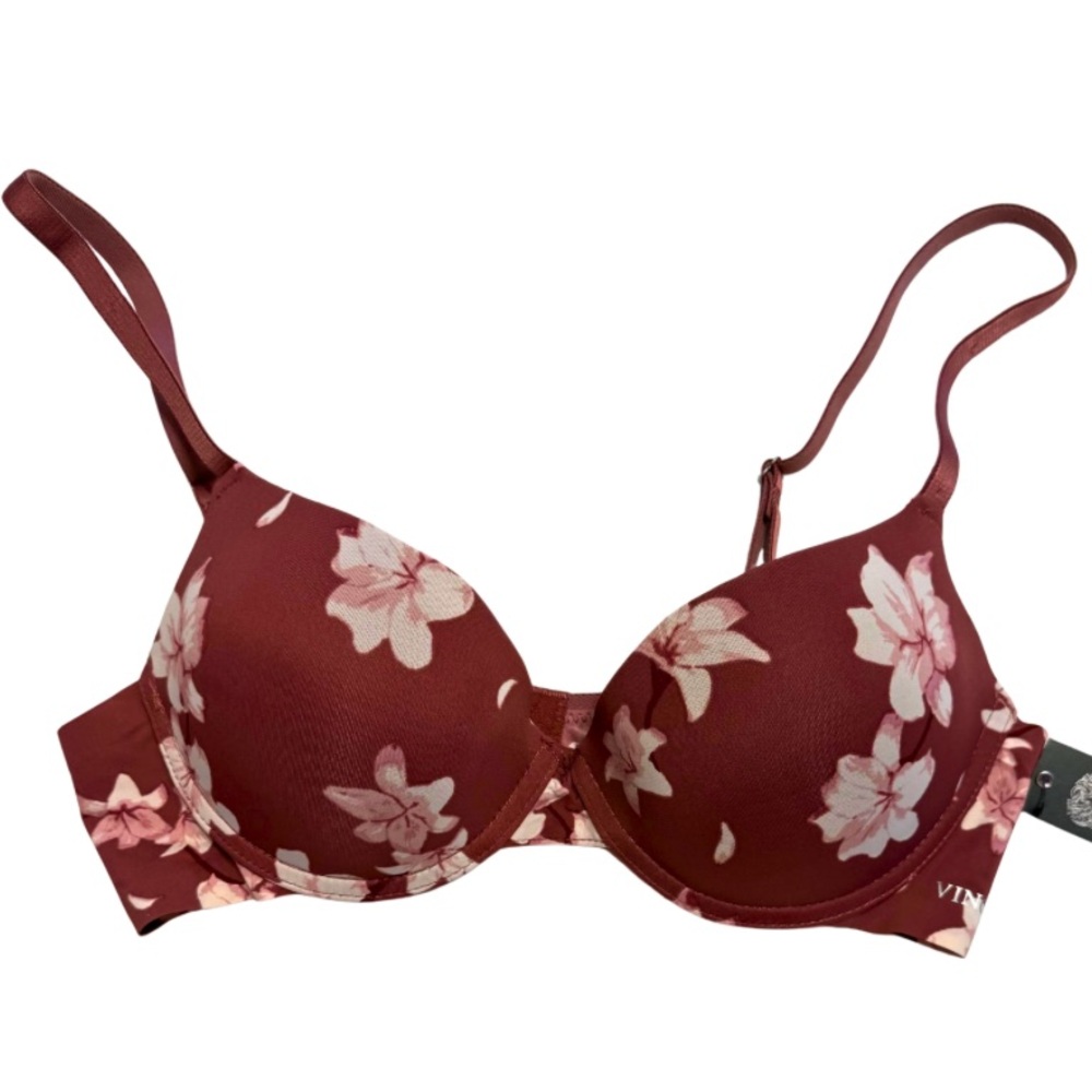 Vince Camuto Women's Bra 34B Push-up Floral NWT